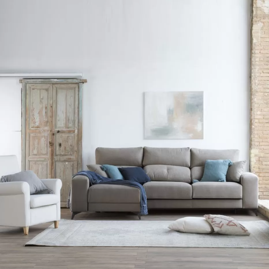 Banak Zent* Sofás Con Chaise Longue